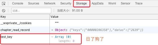 微信小程序 wx.setStorage 缓存字典策略